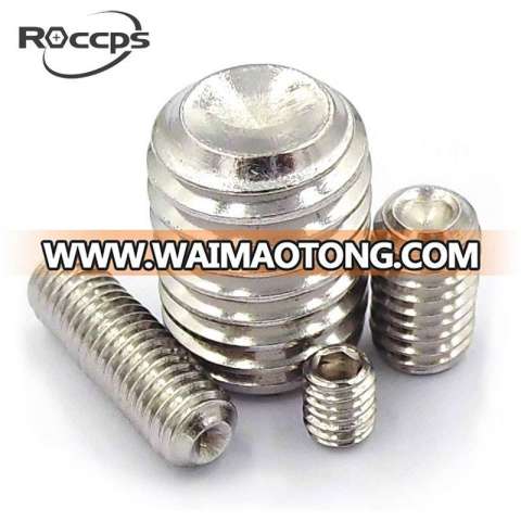 High quality Hexagon socket set screws with cup point