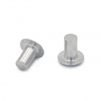 Factory direct Fasteners Turning Parts Carbon Steel Galvanized Flat Head Solid Rivet