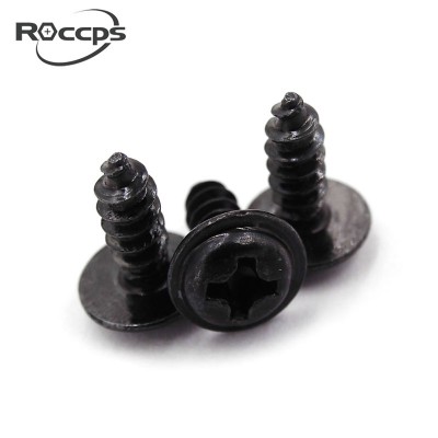 Carbon steel wafer head self tapping screws