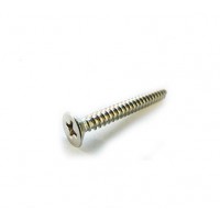 Screw Countersunk White Zinc Self Tapping Screw